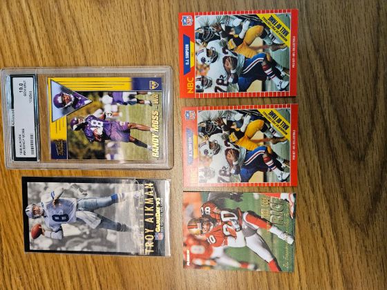 Picture of Football Cards(greats and no goods)