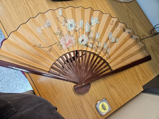 Picture of 25in decorative Asian fan