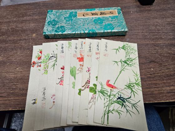 Picture of Chinese floral/birds sheets