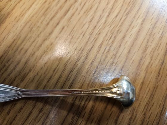 Picture of TIFFANY&CO sugar spoon.