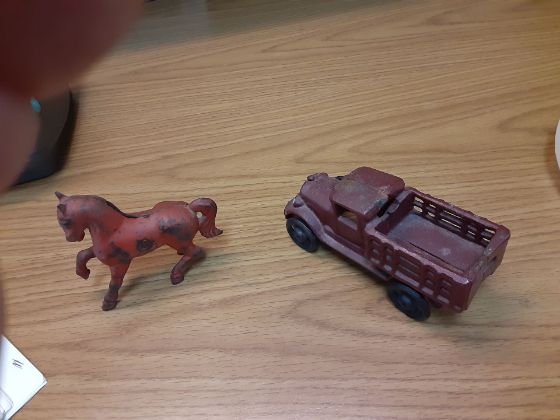 Picture of Antique cast iron toys